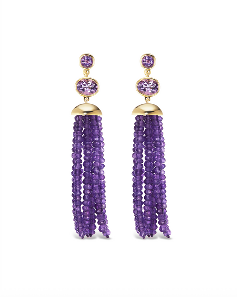 Isa Tassels in Amethyst