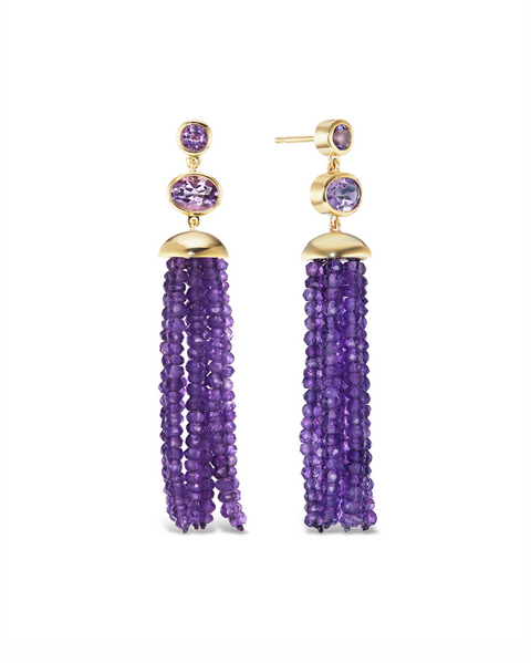 Isa Tassels in Amethyst