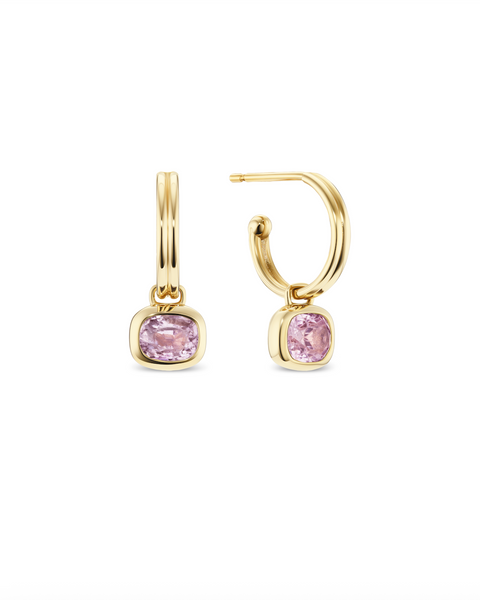 Eugenie Drops with Lavender Spinels — 2 tcw