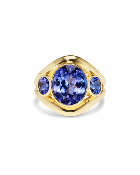 Neimark Ring with Tanzanites