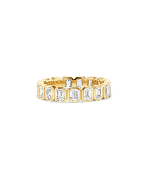 The Libi Emerald Cut Diamond Band - Betsy Neimark Lewis Fine Jewelry