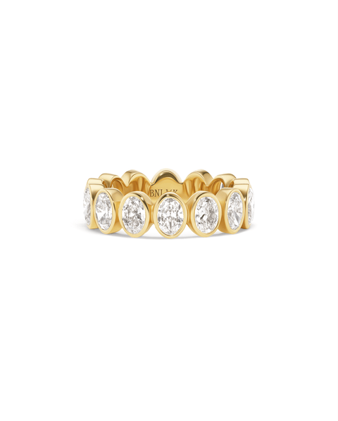 The Libi Oval Diamond Band - Betsy Neimark Lewis Fine Jewelry