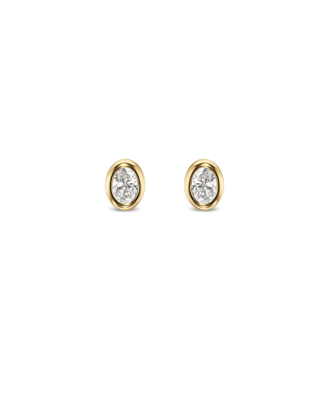 The Nomi Oval Diamond Studs - Betsy Neimark Lewis Fine Jewelry