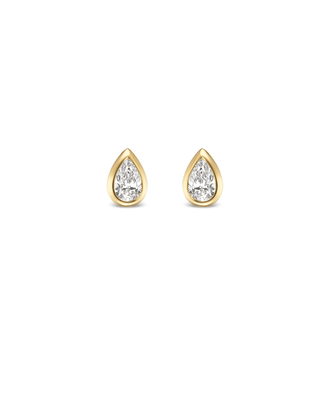 The Nomi Pear Diamond Studs - Betsy Neimark Lewis Fine Jewelry