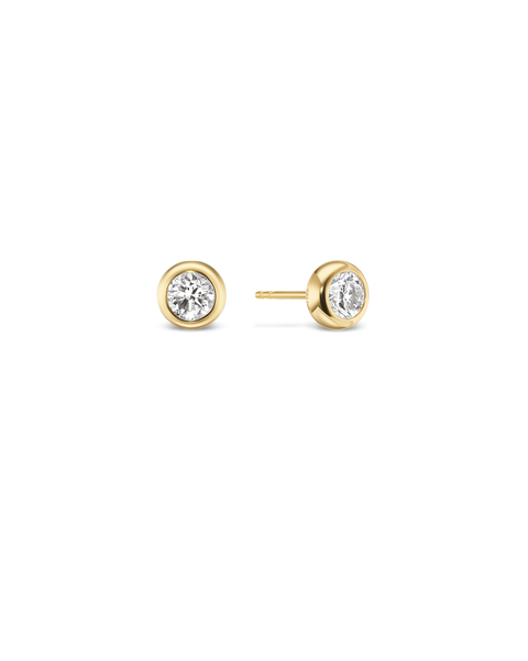 The Nomi Round Diamond Studs - Betsy Neimark Lewis Fine Jewelry