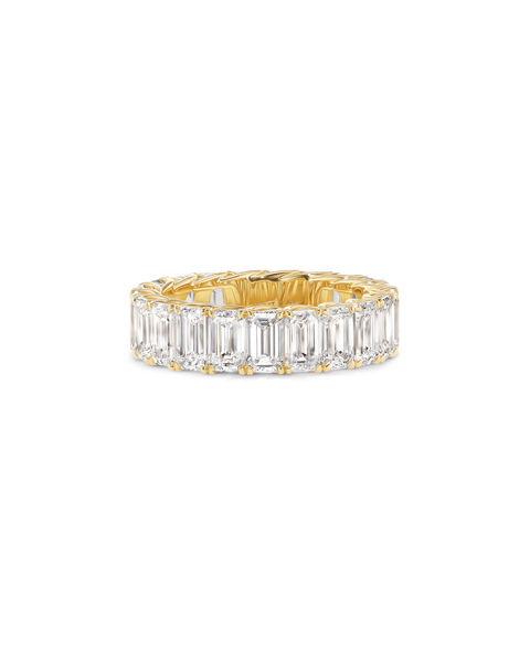 The Orli Emerald Cut Band - Betsy Neimark Lewis Fine Jewelry